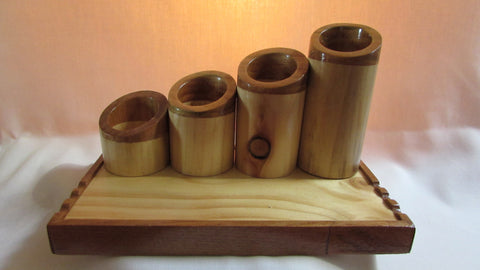Two Wood Desk Tidy