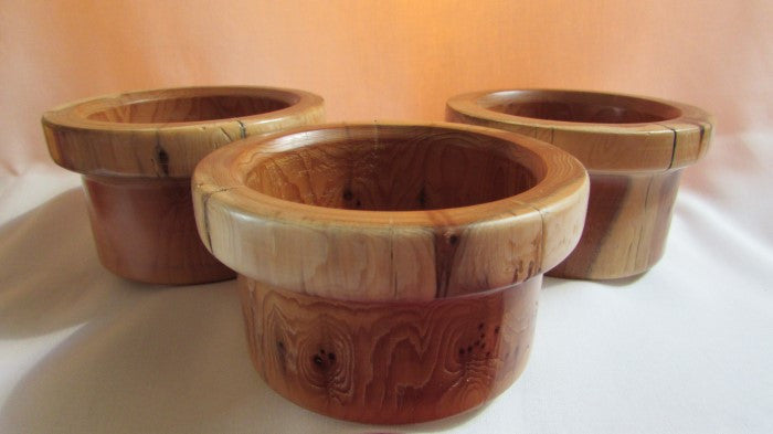 Small Triple Candle Bowls